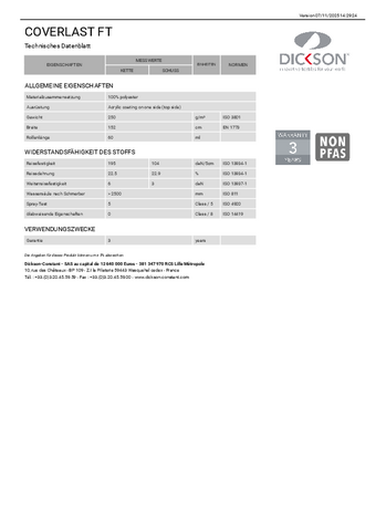 Technisches Datenblatt Technisches Datenblatt