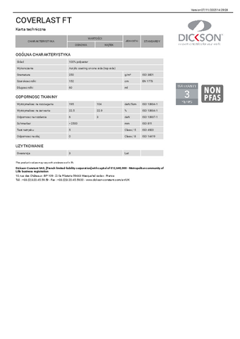 Informacje techniczne