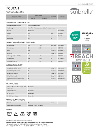 Technisches Datenblatt