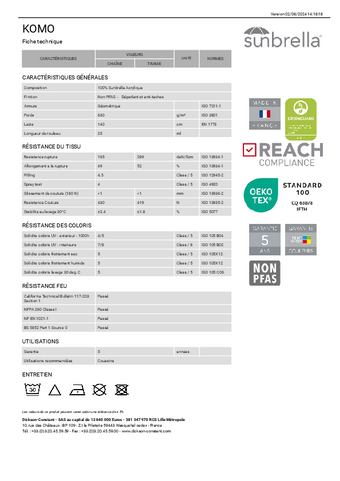 Fiche technique