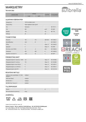 Tekniskt blad