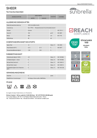 Technisches Datenblatt