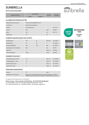Technisches Datenblatt