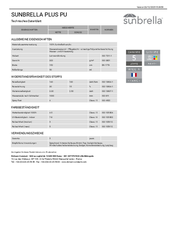 Technisches Datenblatt 2