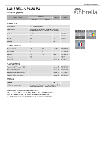 Technische gegevens 2