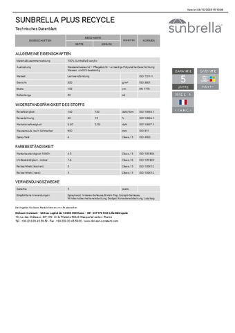 Technisches Datenblatt 1