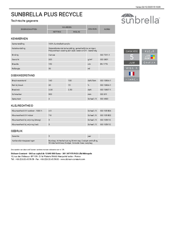 Technische gegevens 1