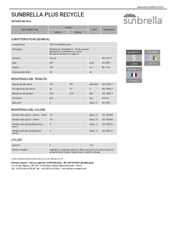 Scheda tecnica 1 Scheda tecnica 1