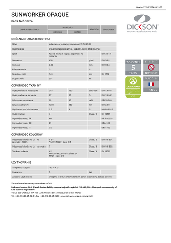 Informacje techniczne