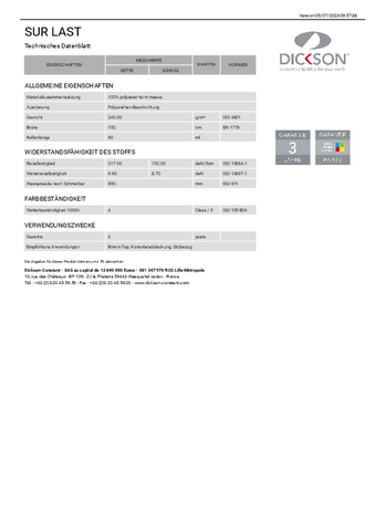 Technisches Datenblatt