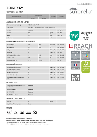Technisches Datenblatt