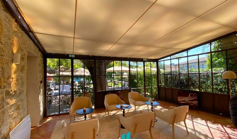 La Bastide de Mougins: comfort and elegance thanks to Cosywee interior shade fabrics