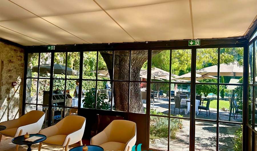 La Bastide de Mougins: comfort and elegance thanks to Cosywee interior shade fabrics