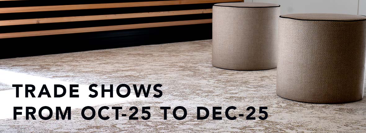 Dickson Woven Flooring at Interihotel Barcelona and Architect@Work Paris