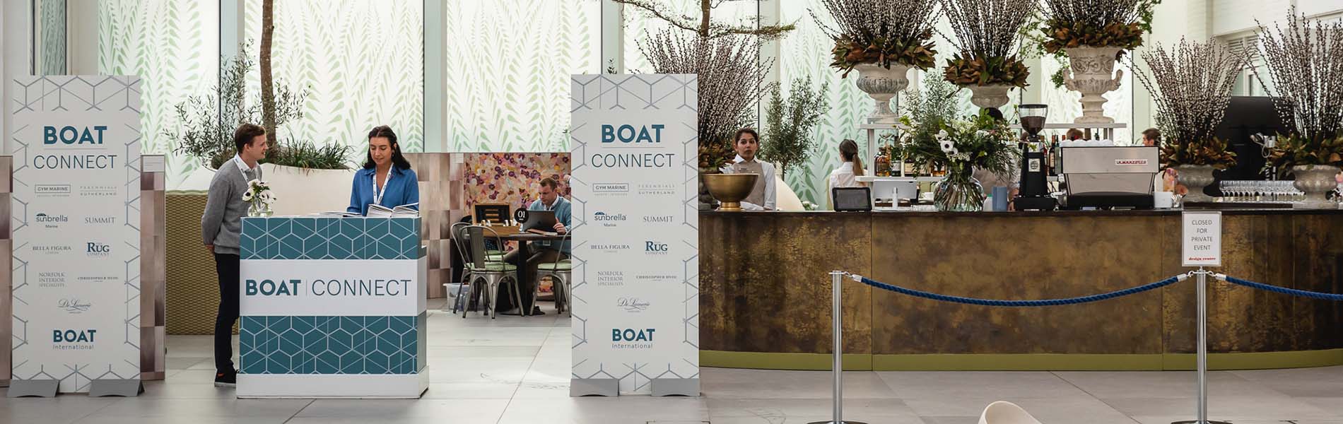 L’équipe Sunbrella était à Londres pour l’évènement Boat Connect